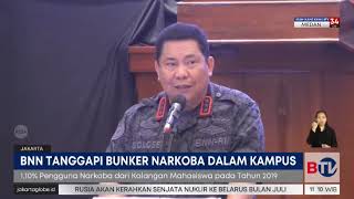 Ada Bunker Narkoba di Kampus Makassar, Begini Kata Kepala BNN