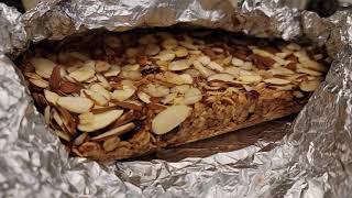 Cranberry Almond Flax Oat Squares