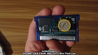 GB MBC3 with RTC in a GBA cart shell