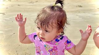 Her First Time At The Beach!!