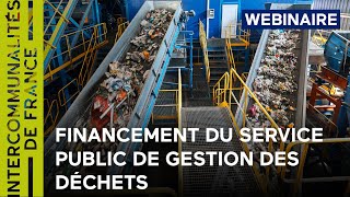 [Webinaire] Financement du service public de gestion des déchets