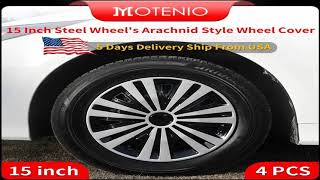 4 PCS Wheel Covers Hubcaps For 15 Inch 16 Inch  Steel Wheels For R15 R16 Tire