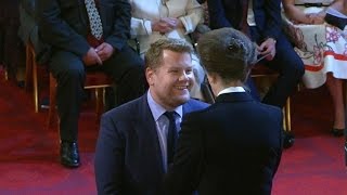James Corden honored by Buckingham Palace