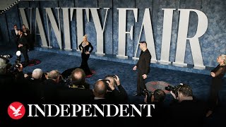Watch again: Hollywood stars pose for cameras at Vanity Fair Oscars party