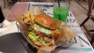 Tartar Fish Burger French Fries Melon Soda @ J.S. Burgers Cafe Lumine Ikebukuro Toshima Tokyo Japan