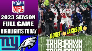 Eagles vs Giants [HIGHLIGHTS TODAY] WEEK 16 | NFL HighLights TODAY 2023