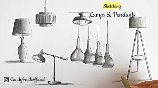 Sketching Lamps & Pendants For Interior Design Renderings