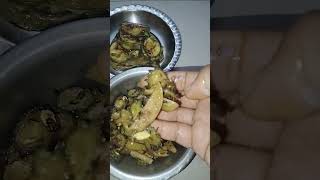 Pakhala bhata aloo kalara bhaja brinjal fry ......