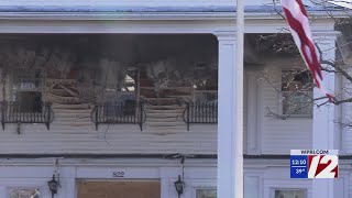Demolition begins for East Greenwich funeral home