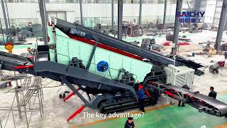 Crawler Mobile Screening Station #crawlermobilescreeningstation #crawlerscreeningstation