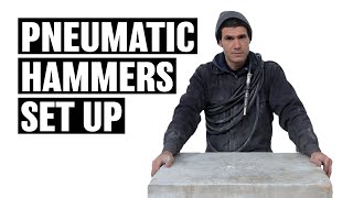 How to Set Up Your Pneumatic Hammer | Stone Carving Tutorial