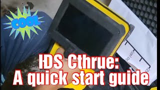 IDS Cthrue, a quick start guide | how to scan concrete with GPR | ground penetrating radar