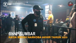 BNNP SUMBAR RAZIA BERSIH NARKOBA AKHIR TAHUN 2021