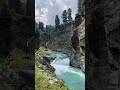 Enjoying the exquisite views of nature.💚  📍Aharbal Waterfall #kashmir #nature #trendingonshorts