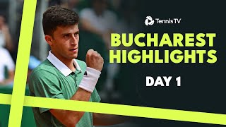 Nardi Takes On Seyboth Wild; Gaston vs Rinderknech And More | Bucharest Highlights Day 1