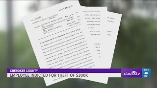 Cherokee County bookkeeper indicted for stealing more than $300K, money laundering