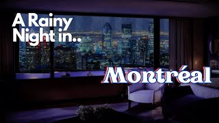 Relax in an Exclusive Cozy Hotel Suite in Downtown Montréal 🇨🇦🌧️ Rain Sounds for Sleeping