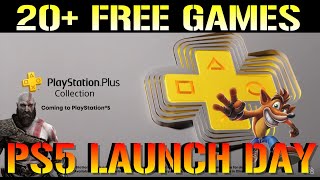 PlayStation 5: PlayStation Plus Collection Adds 20+ FREE GAMES For The PS5 Launch! (Gaming News)