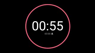 55 Second Countdown Timer / iPhone Timer Style