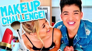 TRANSFORMING INTO MY GIRLFRIEND! (Make Up Challenge)