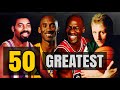 The 50 Greatest Players of All Time... according to me