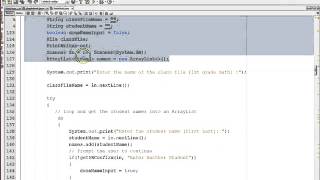 Java Text File IO Grade Book 01