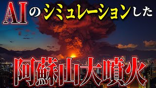 【人間を炭化させる火砕流の恐怖。】1億2000万人が被害。AIの考える、阿蘇山大噴火が怖すぎる。 もし日本で一番危険な火山が爆発したら？