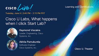 Cisco U Labs, What Happens When I Click Start Lab?