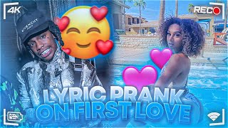 YNW MELLY - “Dangerously In Love” | LYRIC PRANK ON FIRST LOVE ❤️ **GONE RIGHT**