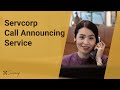 Servcorp Call Announcing Service | Intercept (Thai)