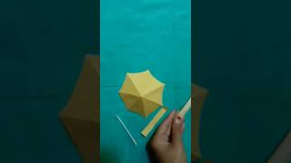 Umbrella making for kids using paper/ best rainy season fun ideas for kids  #shorts