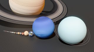 Solar System Size in Perspective 2025 | 3D Animation Comparison