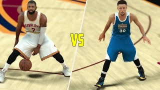 CAN KYRIE IRVING BEAT STEPHEN CURRY IN A 1V1? NBA 2K17 GAMEPLAY!