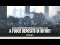 Rogo tossico nel deposito di rifiuti: 