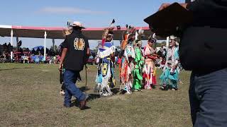 MVI 9044 GGFN Powwow 2023, Championship Sunday, Teen Girls Jingle/Traditional, Teen Boys Categories