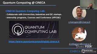 QCTalks3/Talk4: Quantum Computing @ Cineca