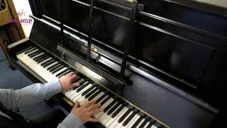 C Bechstein Upright Black Piano Demo