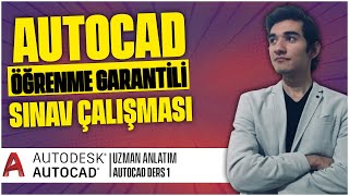 ✅ AUTOCAD DERSLERİ #1 ✅ SINAV - ÇİZİM - KOMUTLAR | AUTOCAD 2021 |ÖĞRENME GARANTİLİ AUTOCAD DERSİ