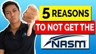 5 Reasons why the NASM certification may not be right for you in 2023