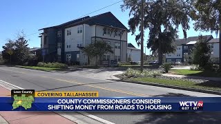 Leon County commissioners consider reallocating road improvement funding to affordable housing