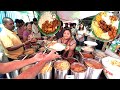 Hyderabad Famous Hard Working Women | Sales Cheapest Meals Unlimited food | full Rush Famous Aunty