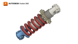 #73 减震器 【Fusion360 教程】