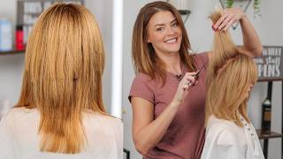 How To Fix A Bad Haircut. Blend Your Choppy Layers