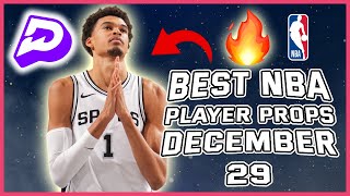 NBA PRIZEPICKS TODAY | 3 BEST NBA BETS, PLAYER PROPS AND PICKS | SUNDAY 12/29/2024