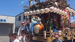 神明町 下町 山車幕修繕完成御披露目 祭礼 2023年5月4日 #14