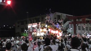 平成30年 7月13日 平野郷夏祭り 本宮 宮入 9番 馬場町 宮前