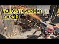 Quick and dirty leg repair/replacement for broken Salt Dogg tailgate sander