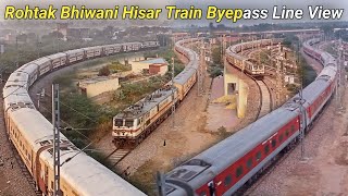 Rohtak Bhiwani Hisar Train Byepass Line View by AR TrainShorts