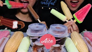 AICE ICE CREAM RACE MUKBANG (WITH SNORING SOUNDS LOL) | YEONNIE MUKBANG