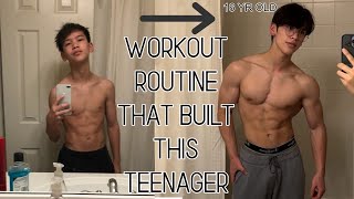 My Workout Routine To Get Buff As A Teenager (HIGHLY REQUESTED!!)